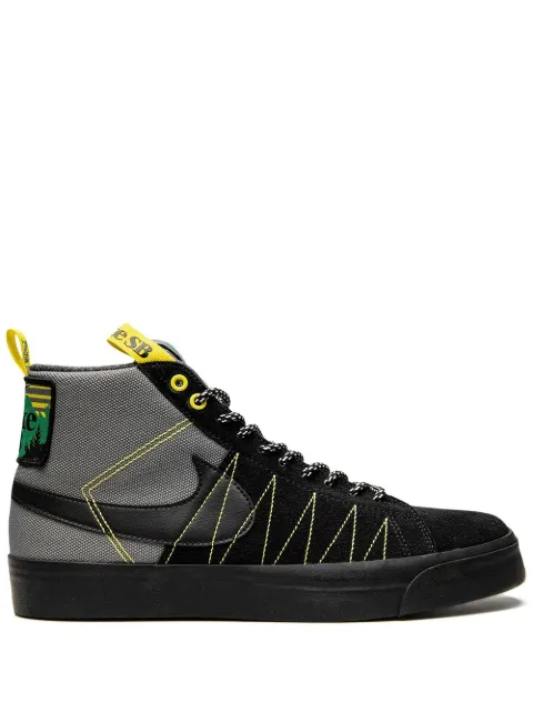 Nike Zoom Blazer Mid PRM "Cool Grey/Black/White/Yellow S" sneakers Grey DC8903