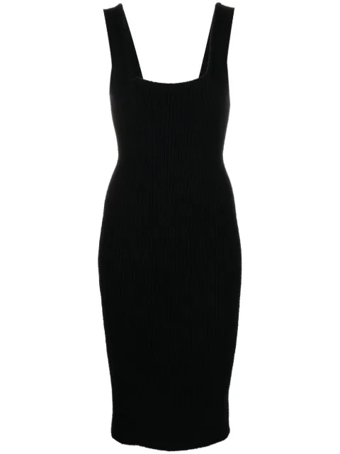WARDROBE.NYC sleeveless midi dress Black W5028R10