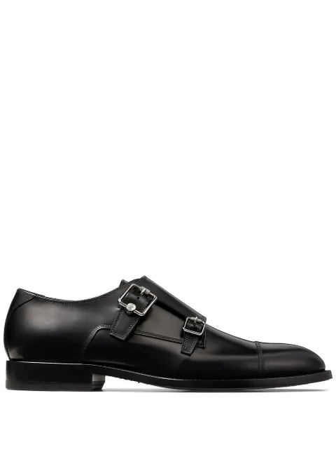 Jimmy Choo Finnion monk shoes Black FINNIONMONKSTRAPBOL