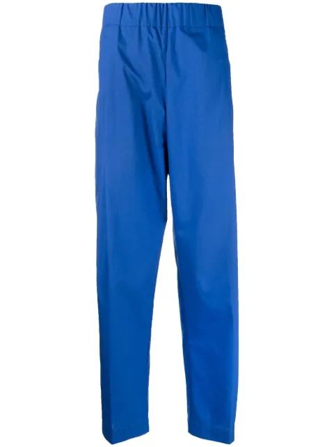Laneus straight-leg cotton trousers Blue PNU36
