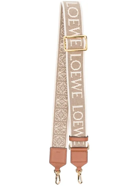 LOEWE Anagram logo bag strap Neutrals C073T87X01