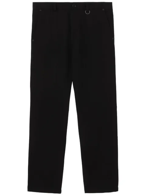 Burberry D-ring tailored straight-leg trousers Black 8050211