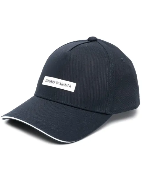 Emporio Armani logo-patch cap Blue 627921CC991