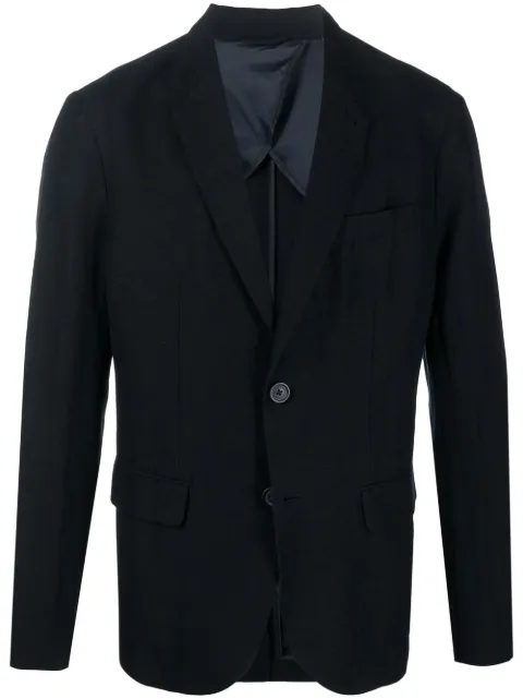 Armani Exchange single-breasted boxy blazer Blue 8NZG15ZNFNZ