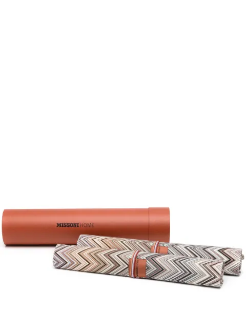 Missoni Home zigzag placemat (set of 2) Neutrals 1A4TV00503