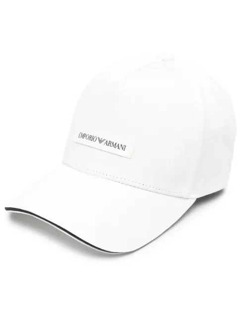 Emporio Armani logo-patch hat White 627921CC991