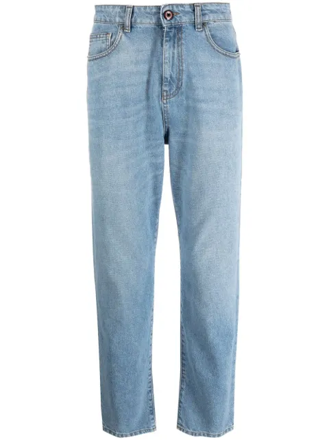 Vision Of Super patch-detail slim-cut jeans Blue VS00066J