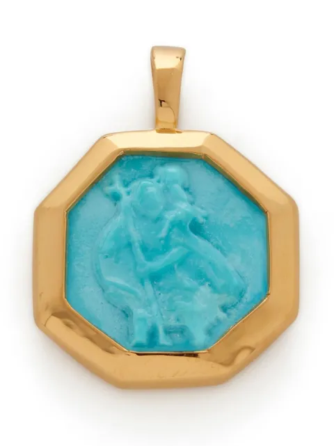 Monica Vinader St Christopher pendant Gold GPPTSTCRTUQ