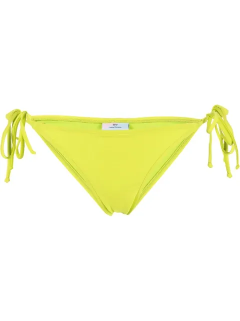 Chiara Ferragni logo-patch bikini bottoms Green A71085211