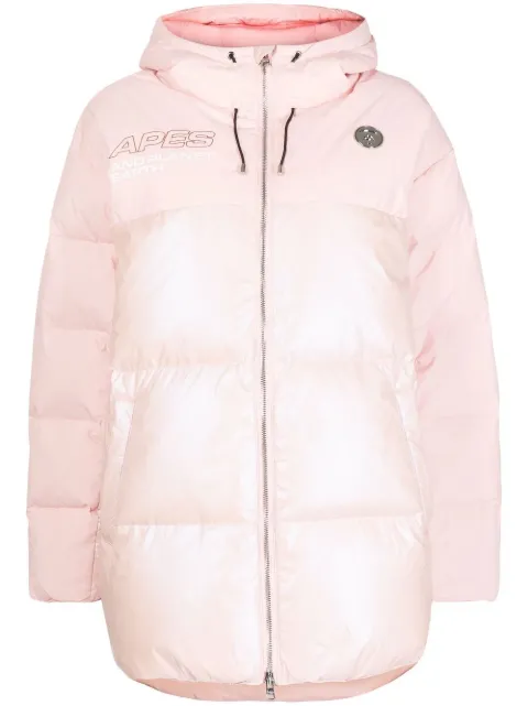 AAPE BY *A BATHING APE® Moonface panelled jacket Pink ADN7476XXH