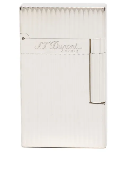 S.T. Dupont logo-engraved lighter Silver 016817