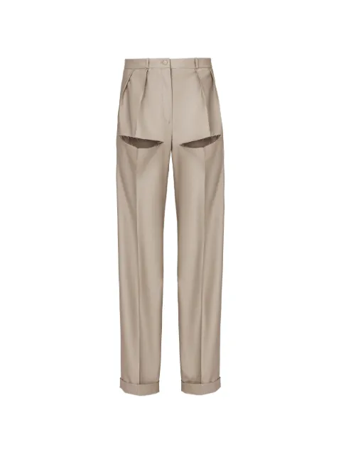 Almaz Classic cut-out pleated trousers Grey TR0201SS22