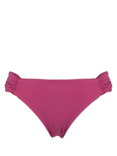 Nensi Dojaka gathered-detail bikini bottoms Neutrals NDAW22ACC081