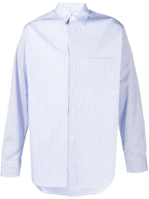 Comme Des Garçons Shirt Forever multi-stripe shirt Blue FZB107