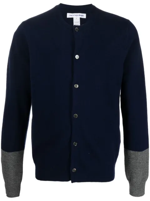Comme Des Garçons Shirt Forever half-sleeve cardigan Blue FZN110