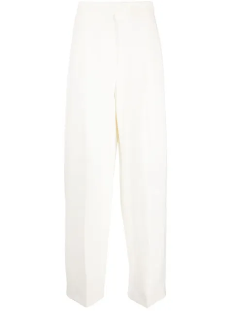 FENDI straight-leg high-waisted trousers White FR6360AC4G