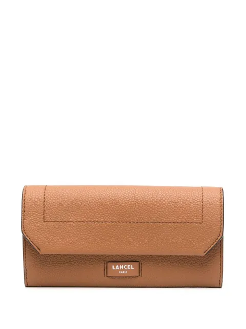 Lancel pebbled-leather purse Neutrals A0998620TU