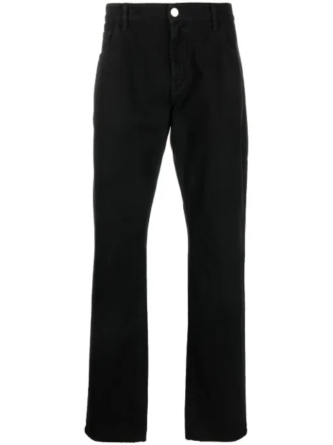 Raf Simons mid-rise straight-leg jeans Black 221M31010032