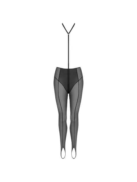 Maison Close L'Amoureuse stirrup leggings Black 560643