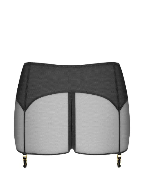 Maison Close L'Amoureuse sheer-mesh shorty Black 560607