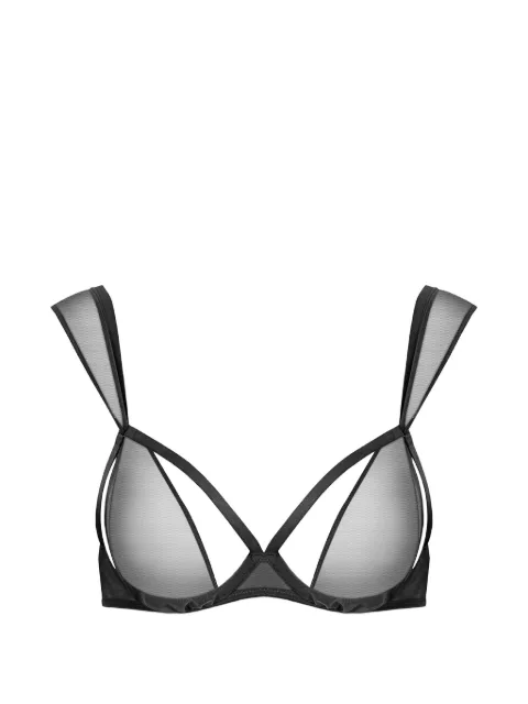 Maison Close L'Amoureuse sheer bra Black 560584