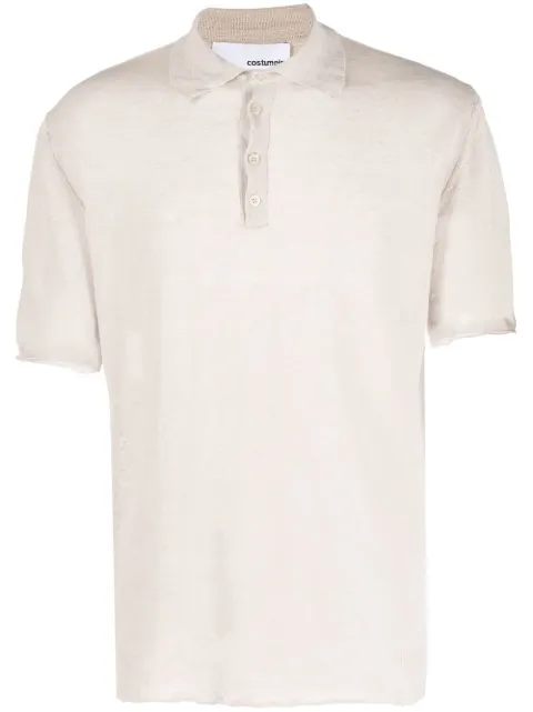 Costumein fine-knit polo shirt Neutrals PUTRI