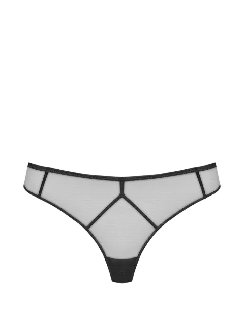 Maison Close L'Amoureuse sheer thong Black 560592