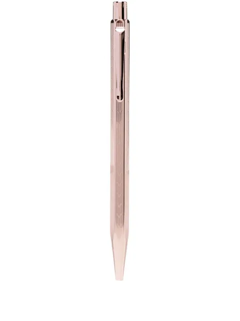Caran d'Ache engraved brass ballpoint pen Pink CD0898207