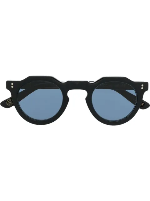 Lesca round-frame sunglasses Black PICA