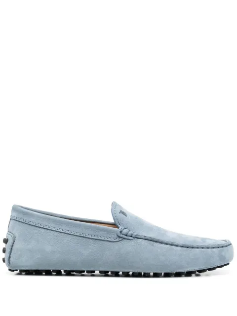 Tod's Gommino driving suede loafers Blue XXM64C000406RN