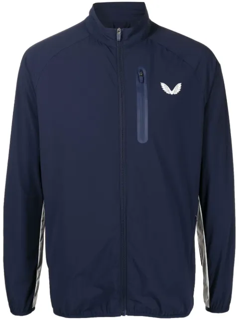 Castore logo-print lightweight jacket Blue CM0318