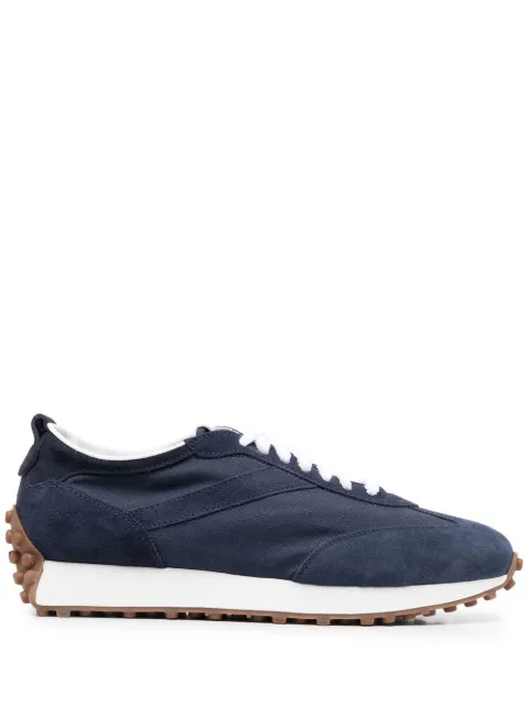Doucal's logo-patch detail sneakers Blue DU2961ARROPZ567