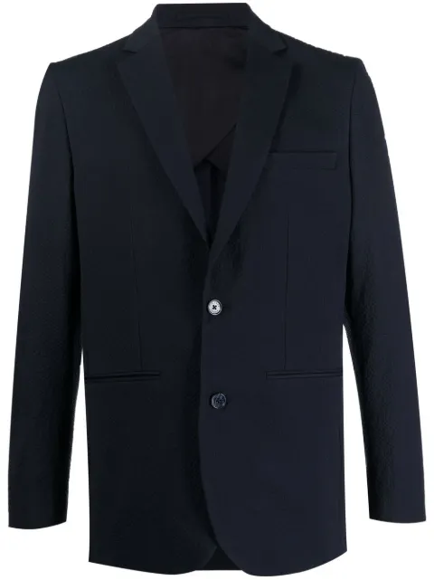 Orlebar Brown fitted single-breasted button blazer Blue 276057