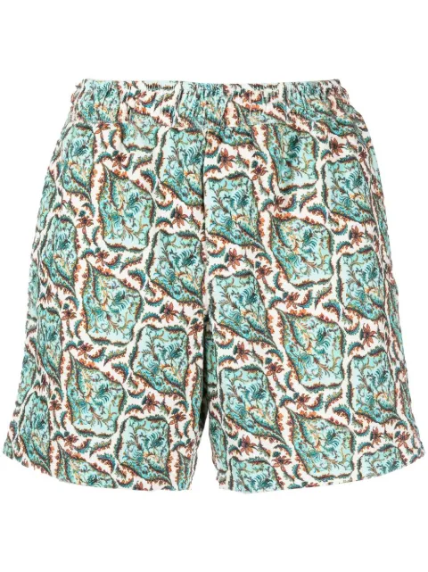 Orlebar Brown Louis paisley-print shorts Blue 276728
