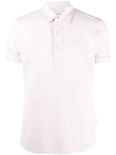 Orlebar Brown Sebastian piqué polo shirt Pink 276074