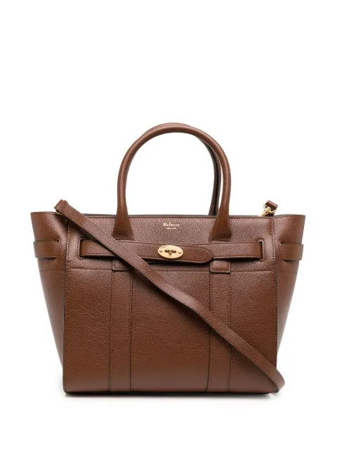 Mulberry small Bayswater zipped tote bag Brown HH8729552