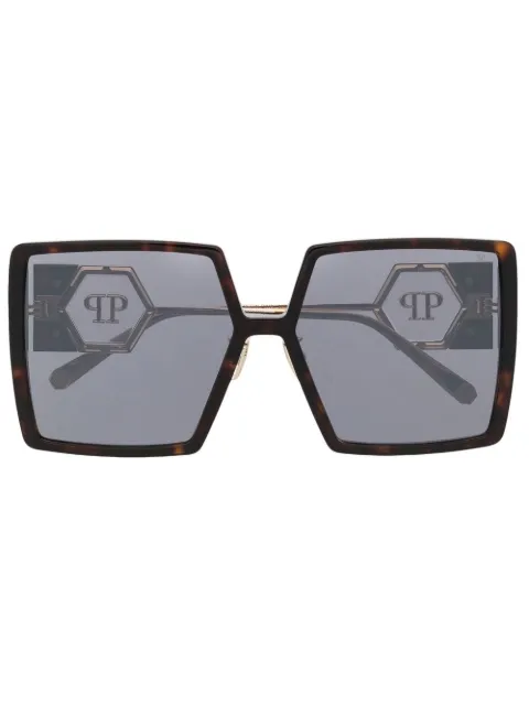 Philipp Plein Eyewear square-frame sunglasses Gold SPP028