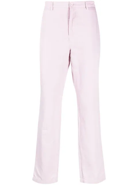 Orlebar Brown mid-rise straight-leg trousers Pink 276180