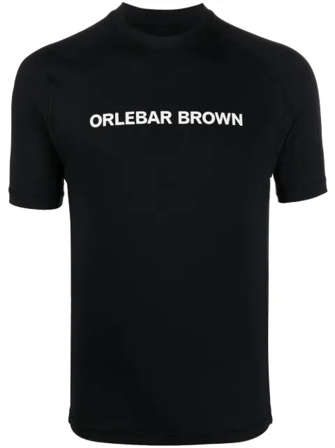 Orlebar Brown Bray logo-print cotton T-shirt Black 276115