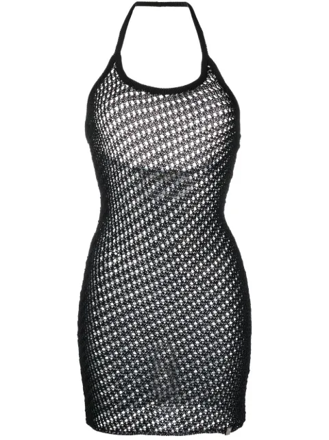 1017 ALYX 9SM mini crochet-design dress Black AAWKN0137YA01S22BLK0001