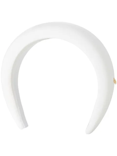 Maison Michel Miwa padded headband White 2410015001