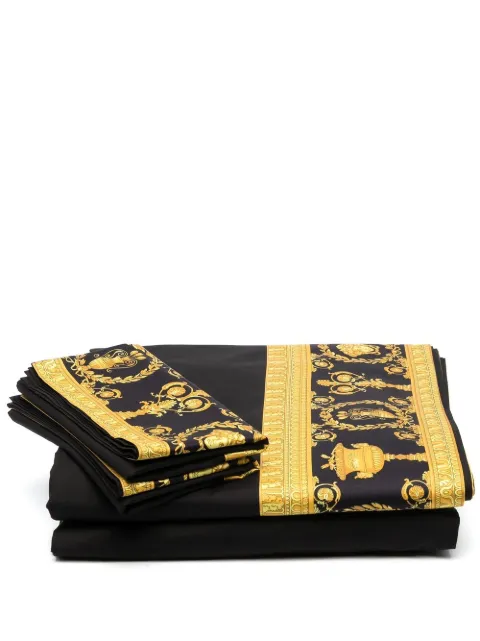 Versace I ♡ Baroque king/cali bed set Black ZBEDSET07ZCOP0105