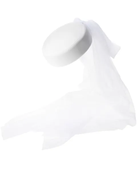 Maison Michel Jacqueline felt pillbox hat White 2471002001
