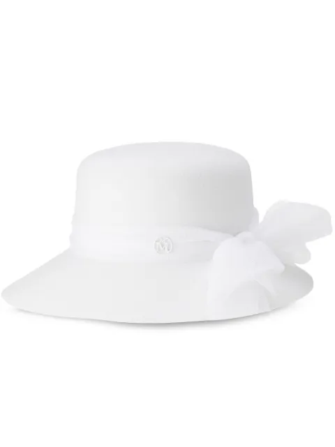 Maison Michel New Kendall cloche hat White 1064060001
