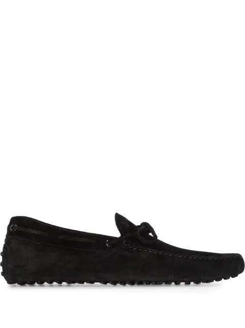 Tod's bow-detail leather loafers Black XXM0GW05470RE0B999