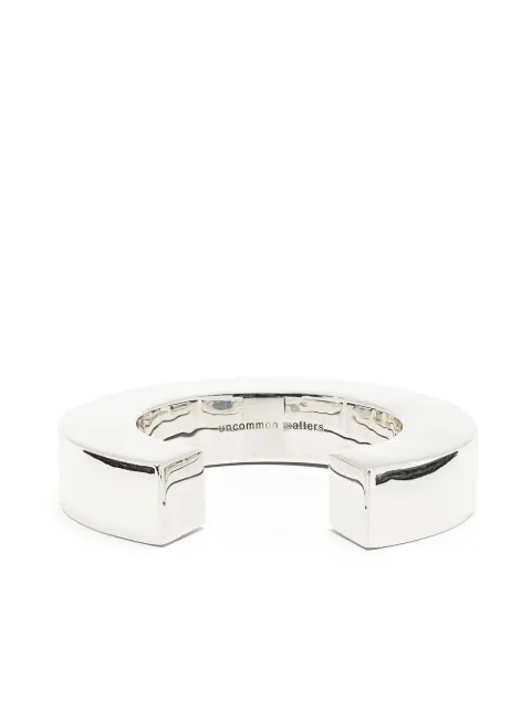 Uncommon Matters Aperture open-cuff bangle Silver FVBA02S