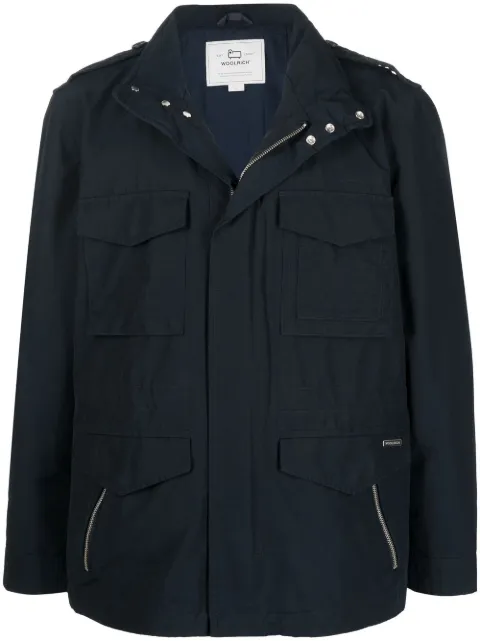 Woolrich multi-pocket military jacket Blue CFWOOU0564MRUT2538