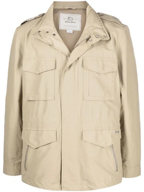 Woolrich multi-pocket military jacket Neutrals CFWOOU0564MRUT2538