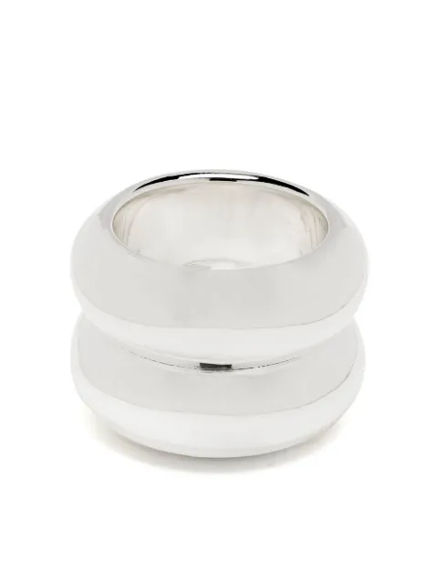Uncommon Matters Breve double-brand ring Silver TBORI01SS