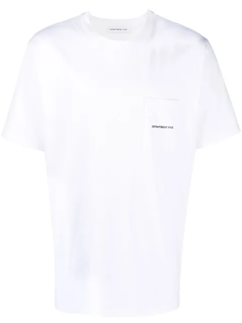 Department 5 logo-print cotton T-shirt White UT0091JF0007002P29000